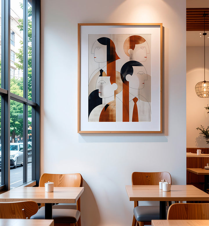 THE GEOMETRY OF US , PORTRAITS & FIGURATIVE ILLUSTRATIONS