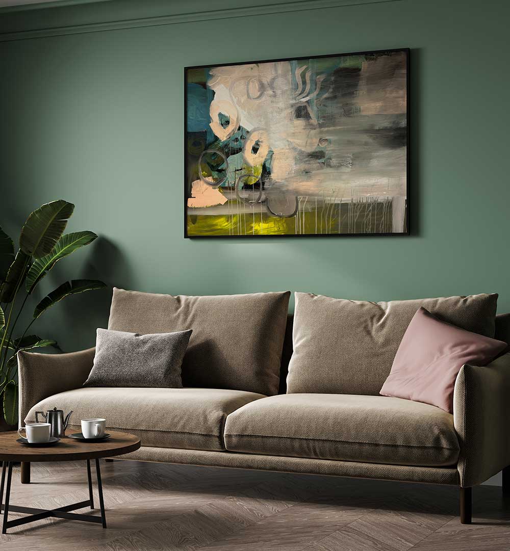 MISTBORNE REFLECTIONS , ABSTRACT PAINTINGS