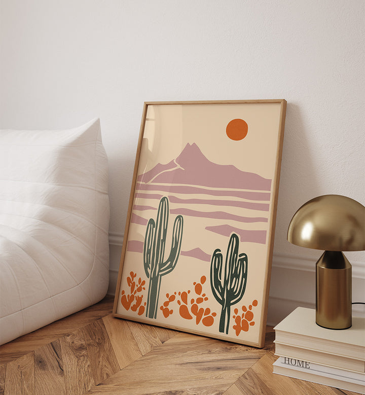 DESERT HEAT II , LANDSCAPE PAINTINGS