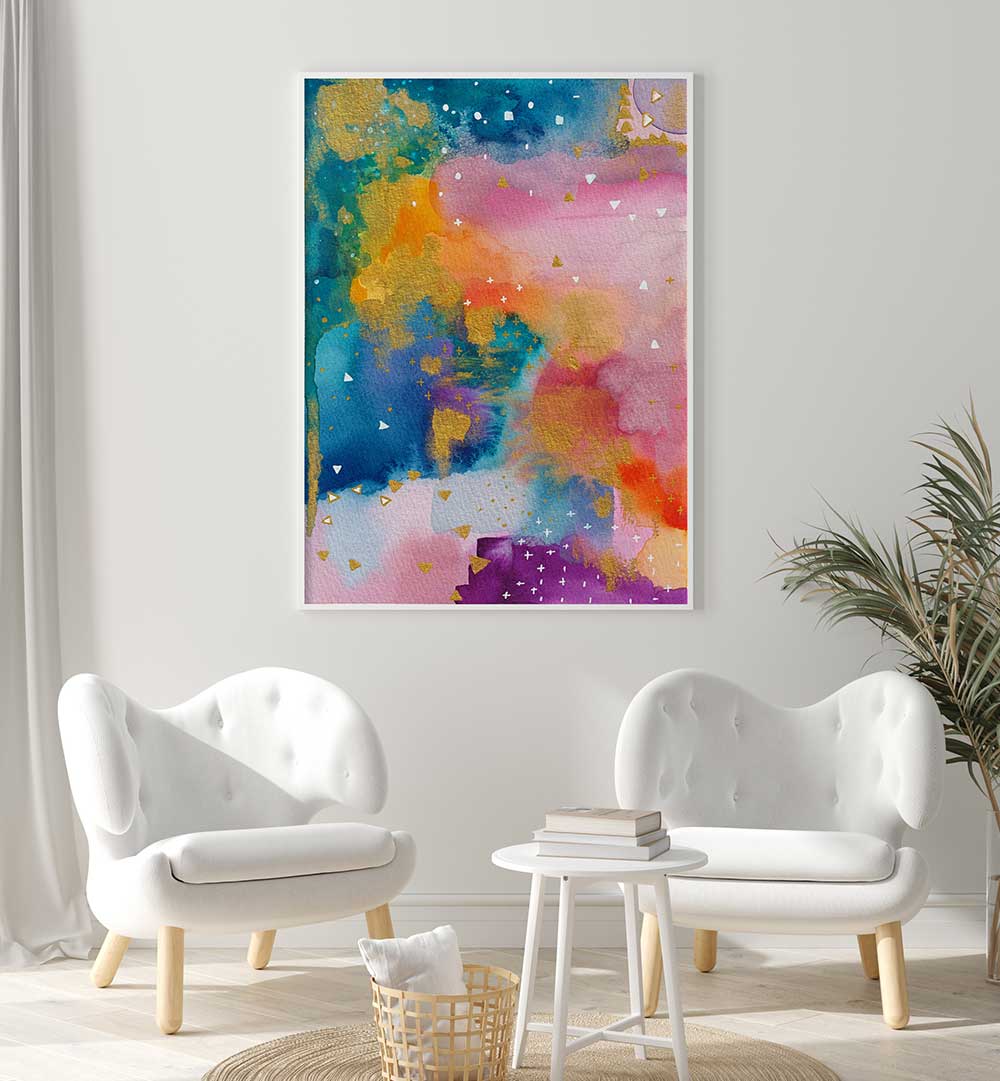 GLODEN MONSOON , ABSTRACT PAINTINGS