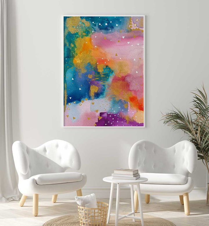 GLODEN MONSOON , ABSTRACT PAINTINGS
