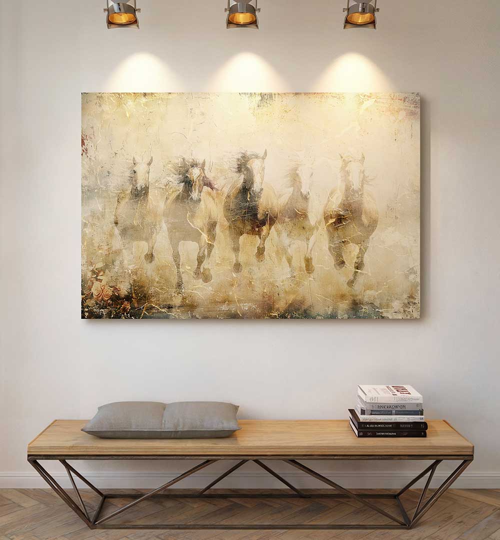 HORSE ANIMAL ART ILLUSTRATION , ANIMAL PAINTINGS