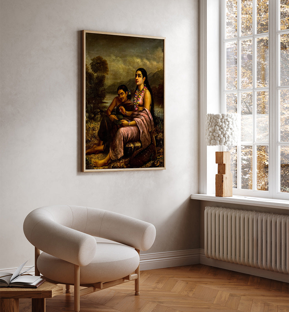 SAKUNTHALA PATHRALEKHAN , INDIAN ART PAINTINGS