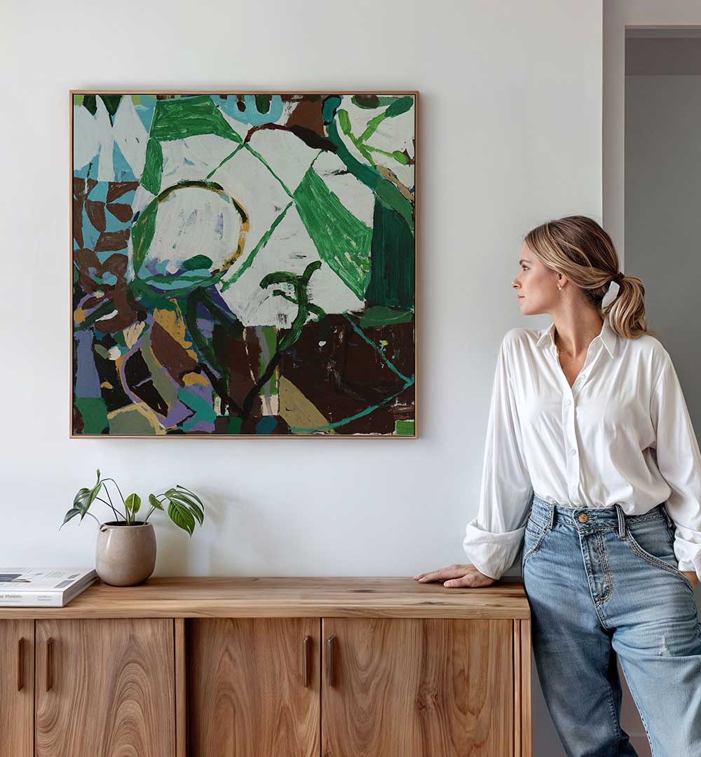 UNI ABSTRACT IV , ABSTRACT PAINTINGS