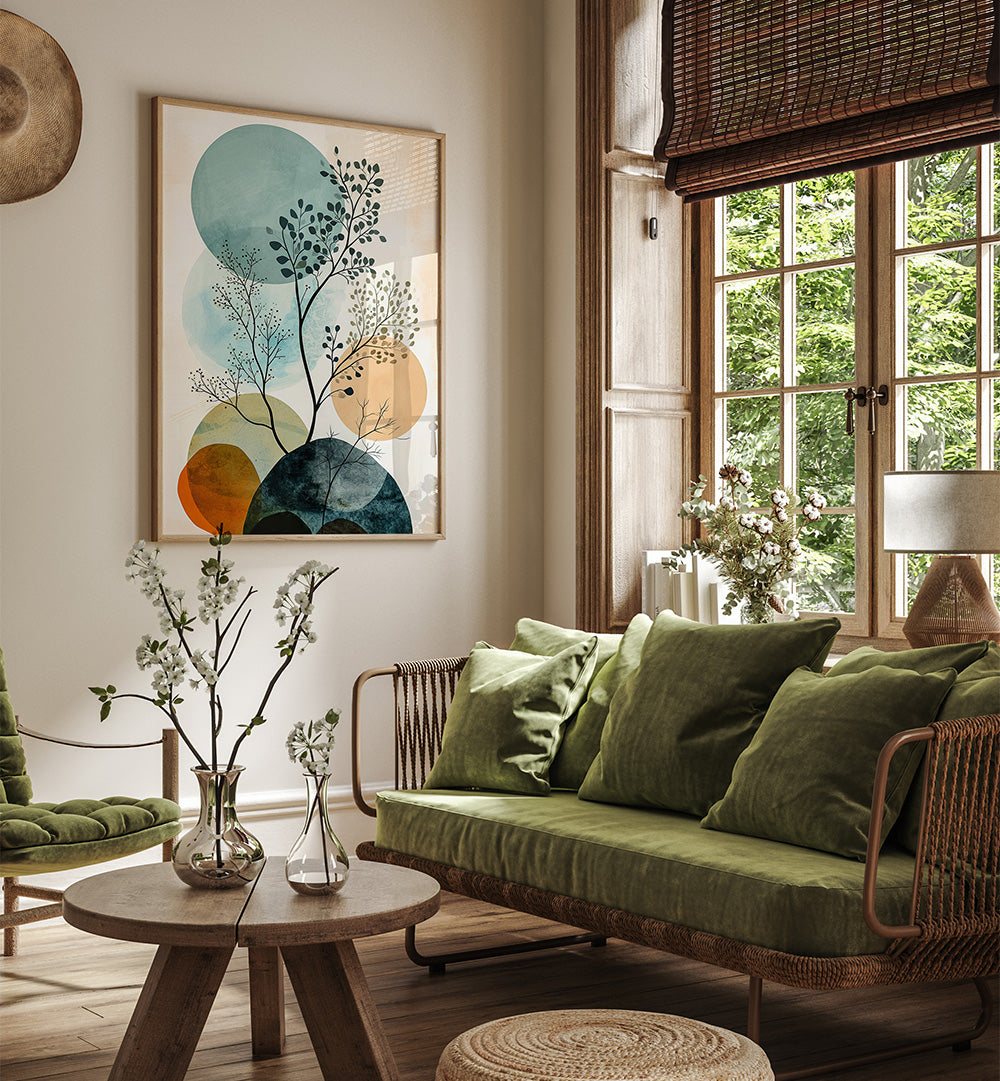 MINIMAL CALMS VI ,FLORAL FLOWER PAINTINGS