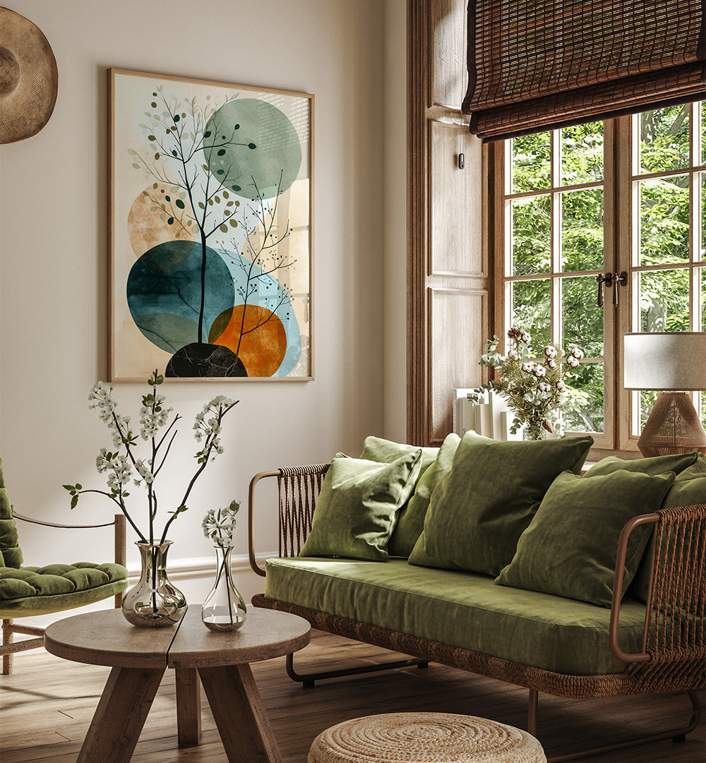 MINIMAL CALMS VIII  , FLORAL FLOWER PAINTINGS