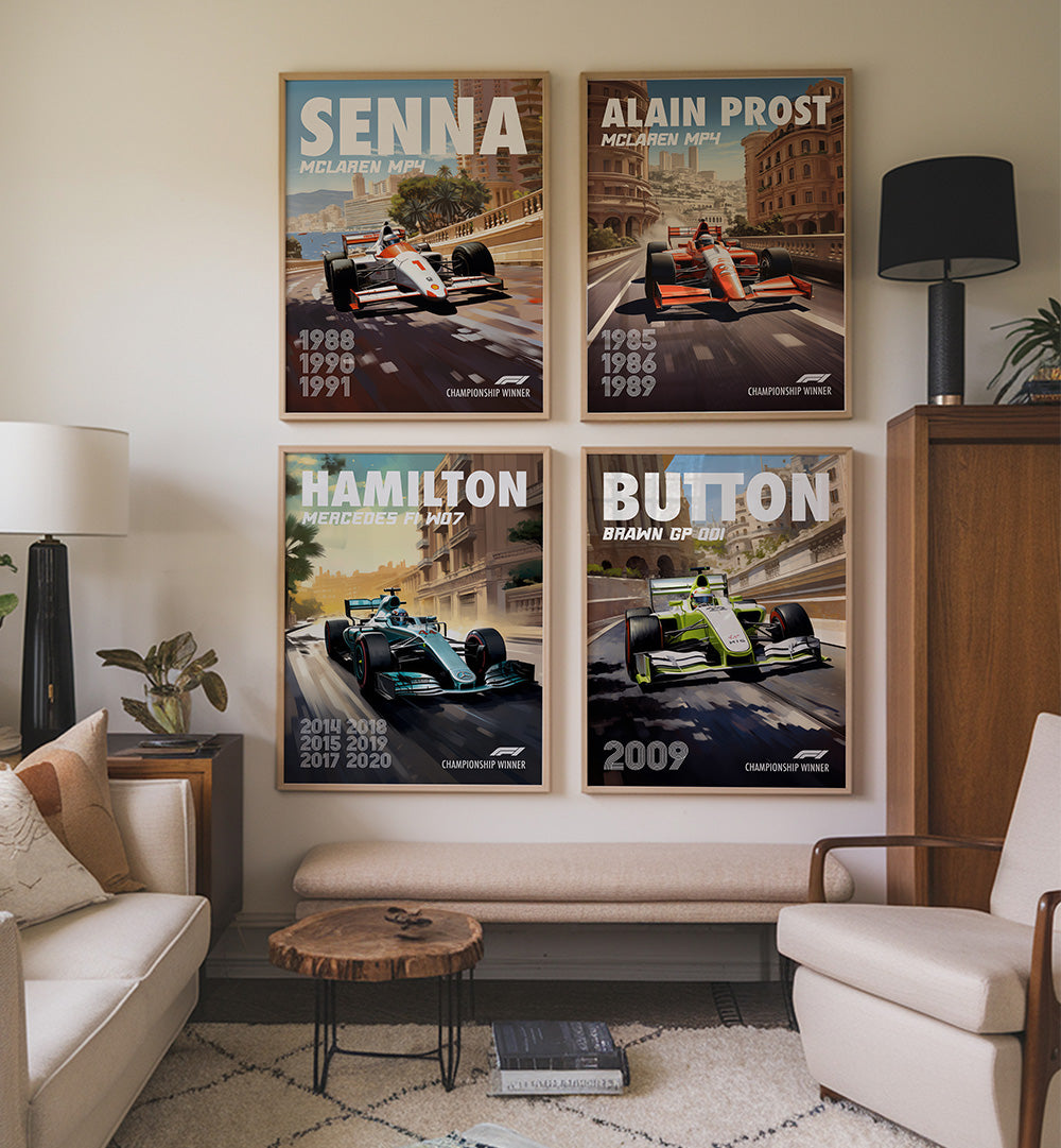 TRACK TITANS GALLERY WALL , GALLERY WALLS & SETS