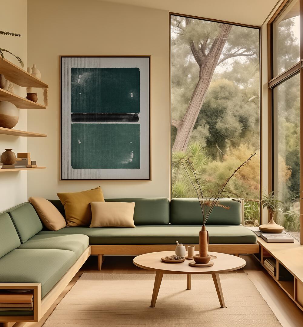 Transform your space with CAUGHT IN THE MIDDLE, ABSTRACT ART PRINTS, showcasing stunning geometric designs and colors.