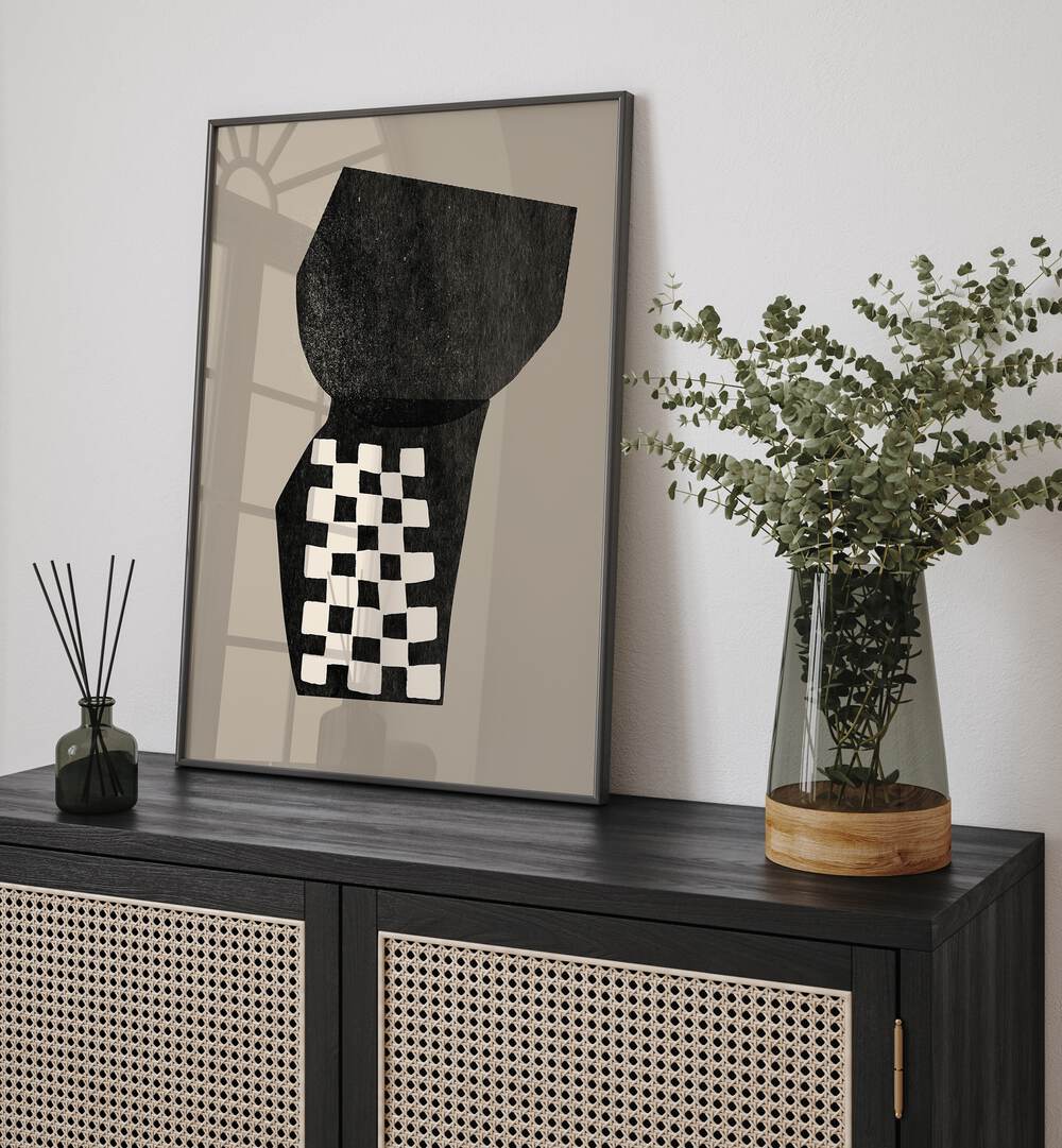 Stylish MODERN BLOCK SHAPES II, ABSTRACT PAINTINGS enhance decor with geometric designs and vibrant colors.