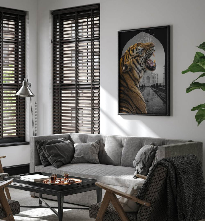 BENGALI STARE, ANIMAL PAINTINGS bring the majestic essence of Bengal into your space with stunning artistry.