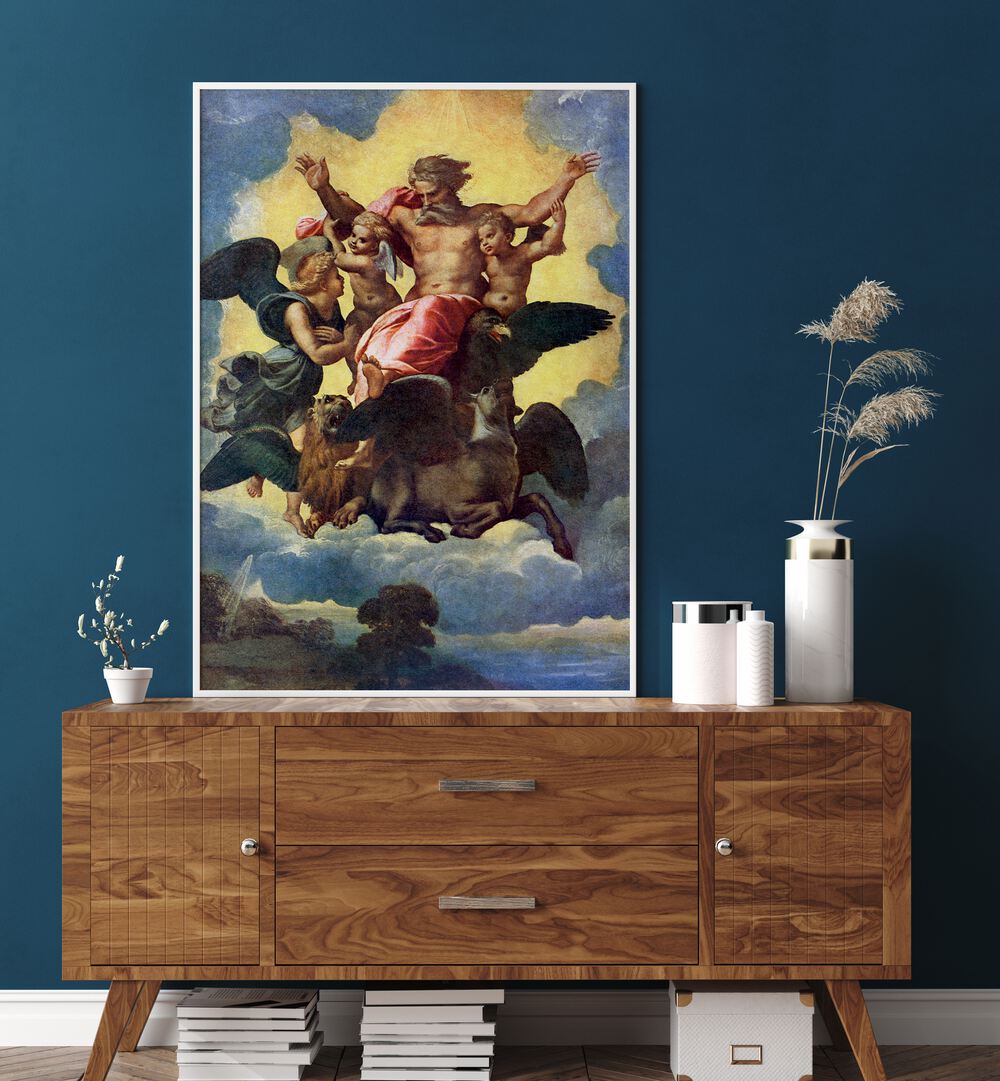 EZEKIEL'S VISION (1518)  , VINTAGE PAINTINGS