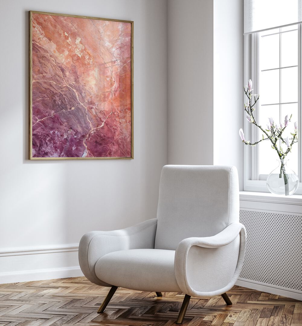 Enhance your decor with CRIMSON EARTH VEINS, ABSTRACT PAINTINGS featuring rich crimson tones and earthy textures.