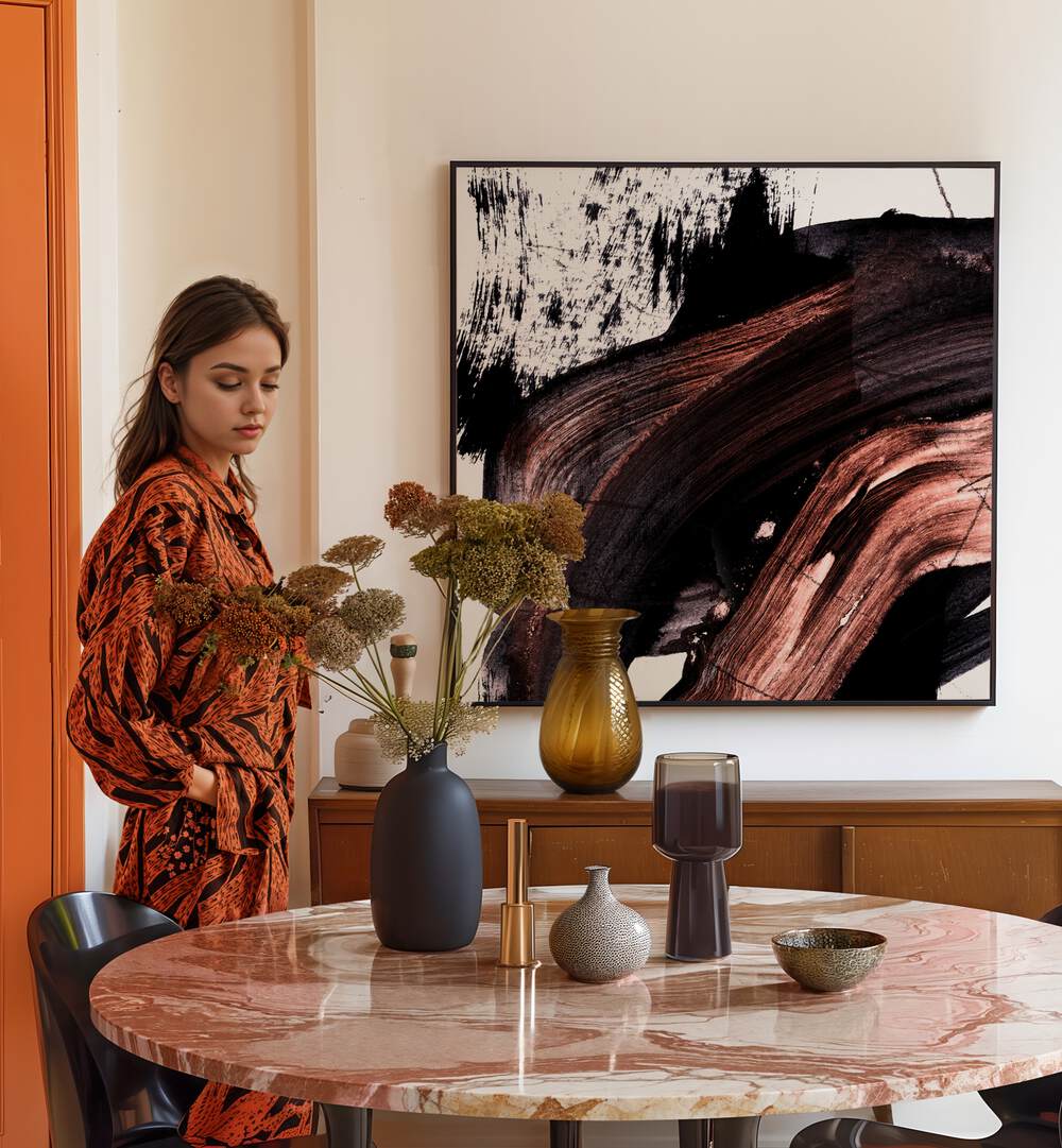 Stylish BS Abstract Paintings enhance modern spaces, adding creativity to your living room or gallery.