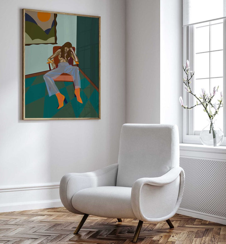 Explore HESTER II, PORTRAITS, showcasing vibrant figurative illustrations that enhance any modern living space.