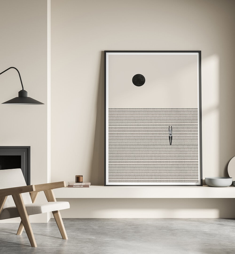 Stylish interior featuring NONCONFORMIST MOVE, BOHO ART PAINTINGS by MIUUS STUDIO, perfect for unique living spaces.