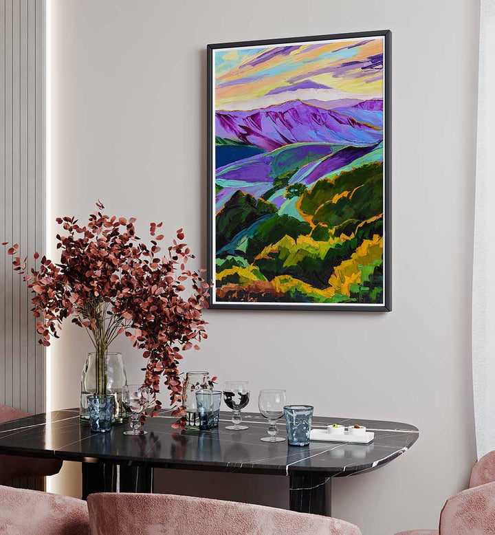 PURPLE MOUNTANS MAJESTY , LANDSCAPE PAINTINGS