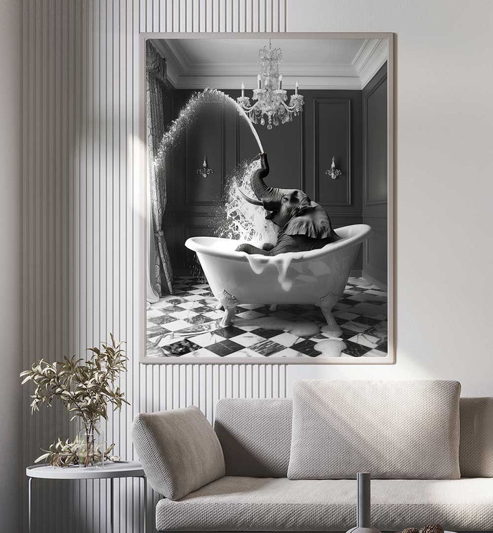 SPLISH SPLASH SAFARI , BATHROOM ART PRINTS