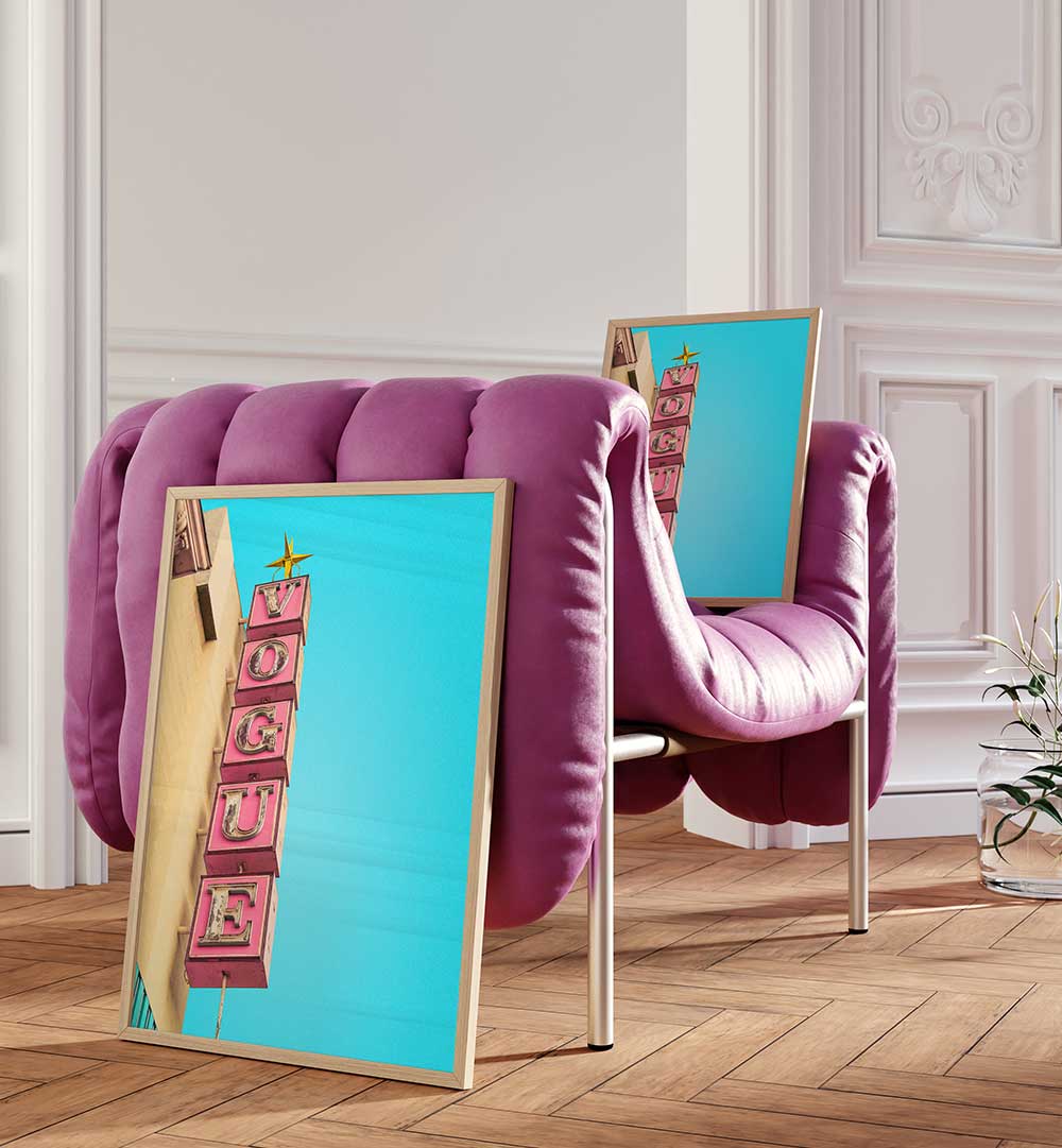 VOGUE THEATRE SIGN IN HOLLYWOOD , PHOTOGRAPHY PRINTS