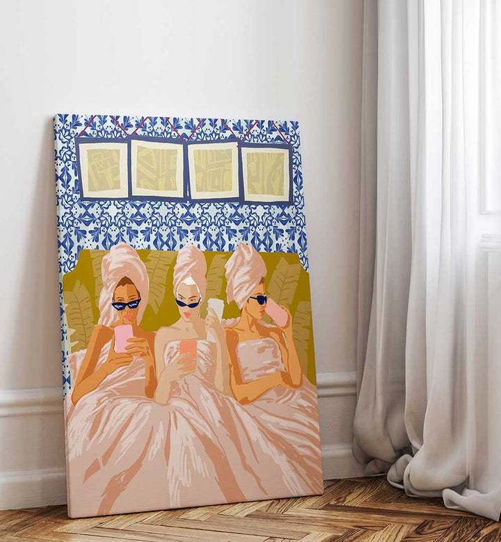 LADIES-ONLY CLUB , PORTRAITS & FIGURATIVE ILLUSTRATIONS