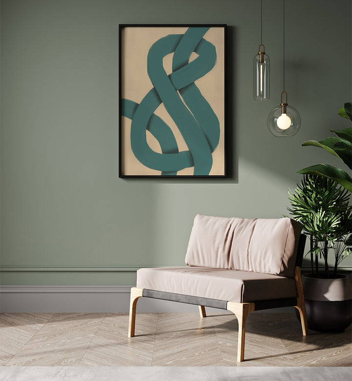 THE GREEN KNOT , ABSTRACT PAINTINGS