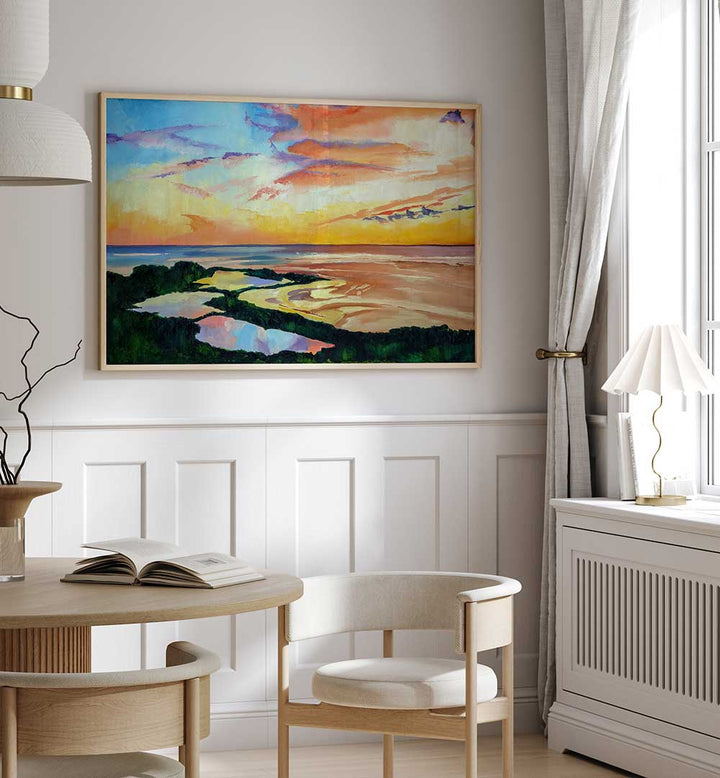 CAPE COD SUNSET , BEACH PAINTINGS
