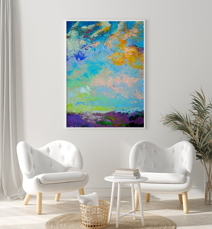 VIVID SKY LANDSCAPE  , ABSTRACT PAINTINGS