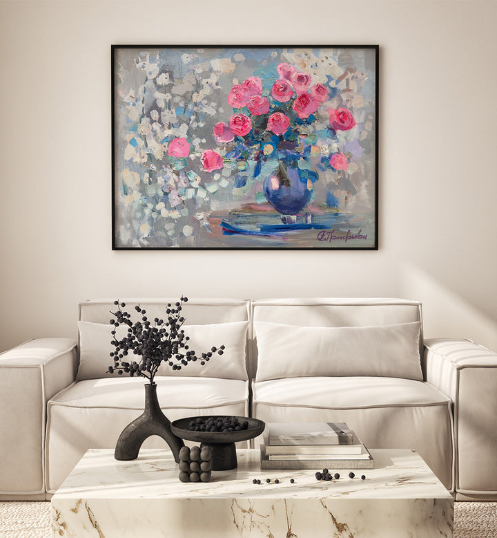 ROSES. SPRING TENDERNESS , FLORAL FLOWER PAINTINGS