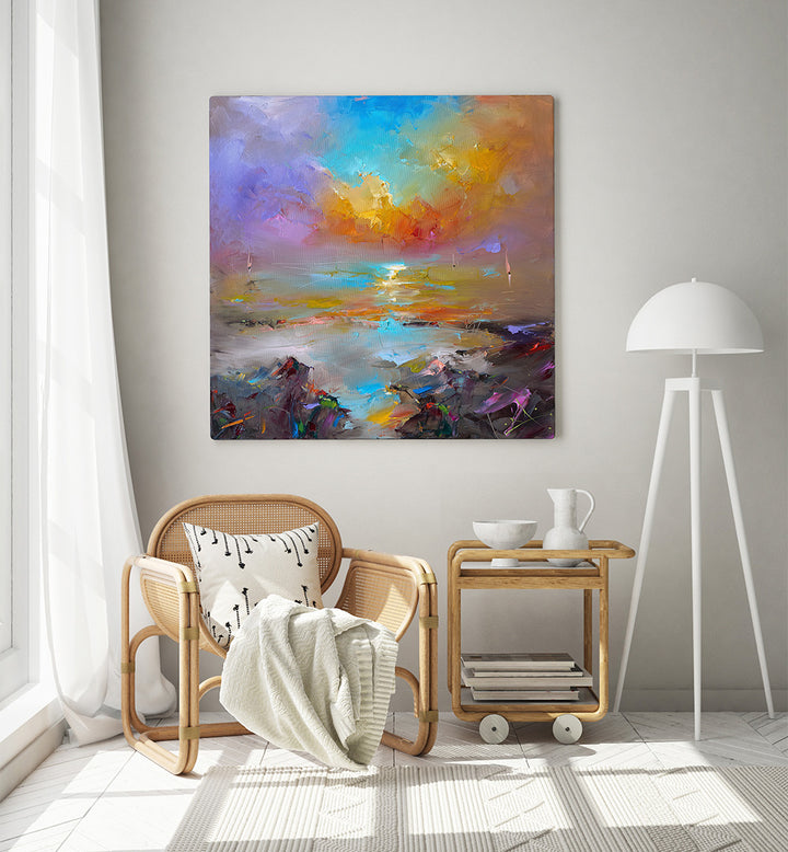 MAGIC SUNSET ,ABSTRACT PAINTINGS