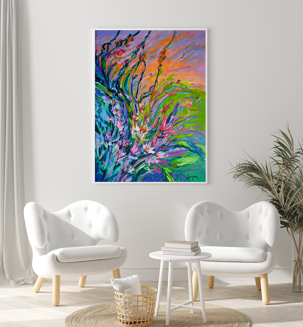 PETAL STORM , ABSTRACT PAINTINGS