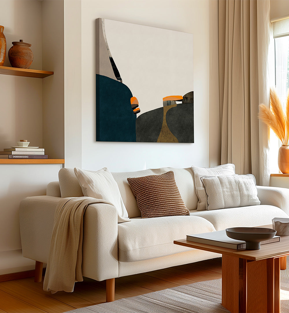 BOLD AND SERENE , ABSTRACT PAINTINGS