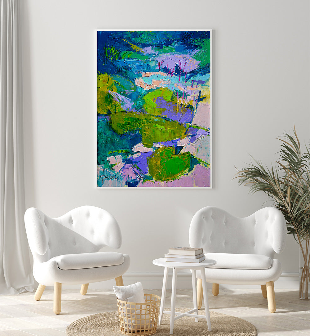 VIBRANT TRANQUILITY , ABSTRACT PAINTINGS