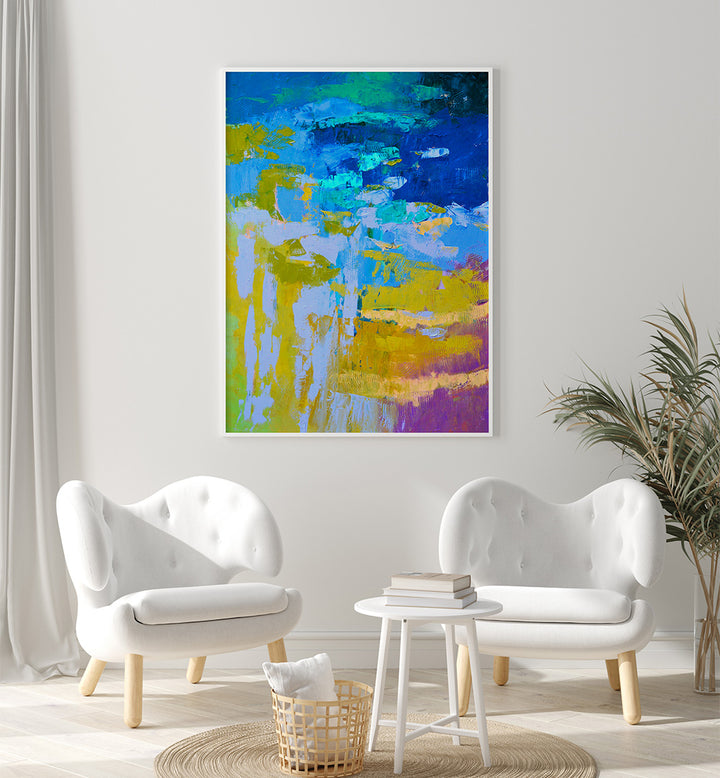 VIBRANT HORIZONS , ABSTRACT PAINTINGS