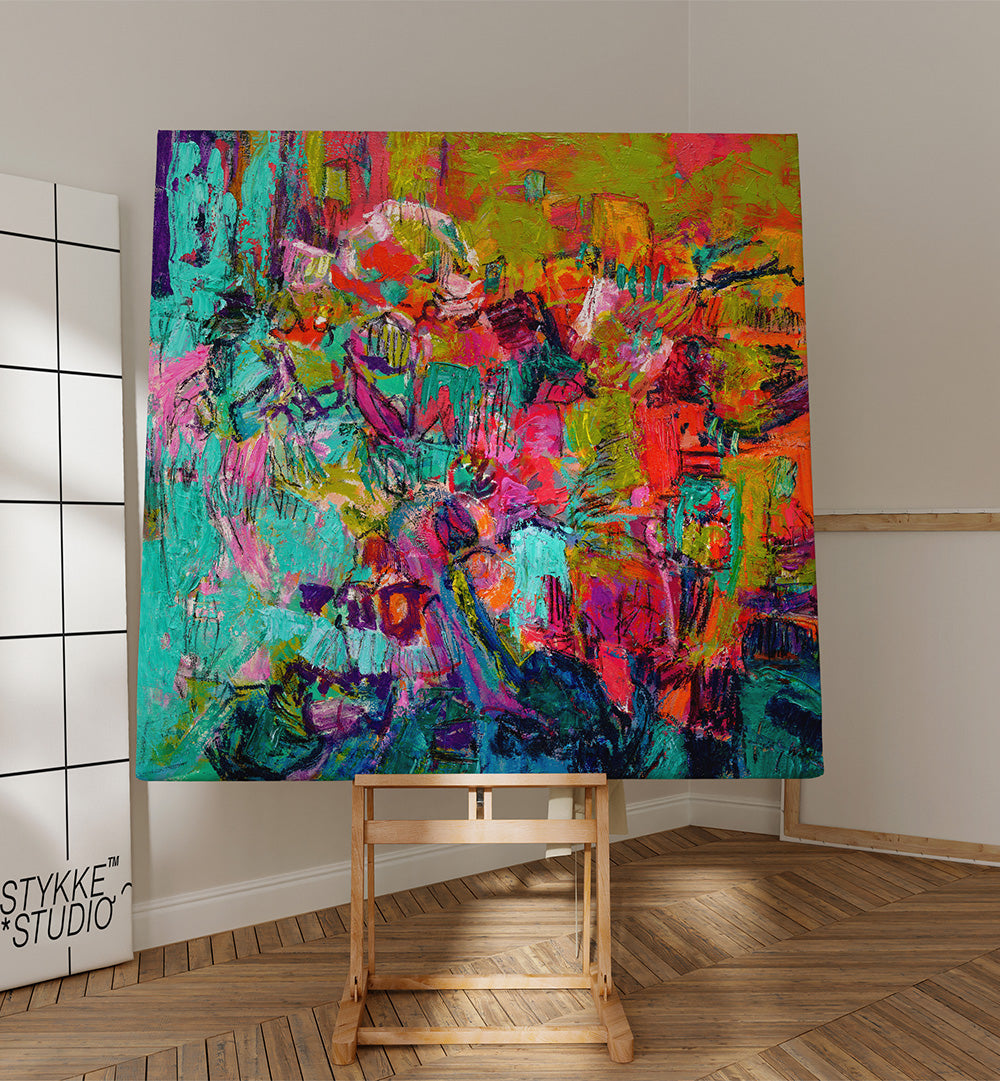 ETHEREAL BLOSSOM GLOW II , ABSTRACT PAINTINGS