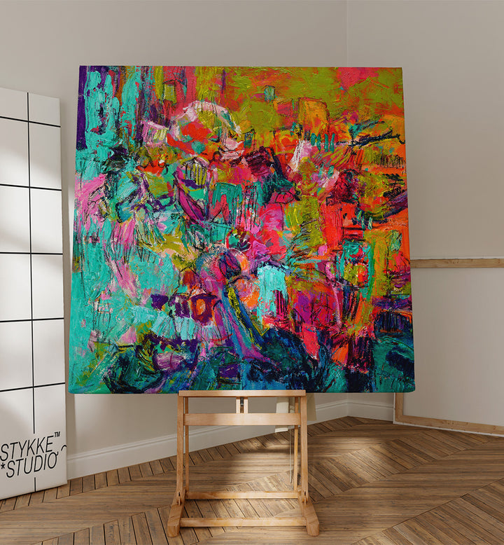 ETHEREAL BLOSSOM GLOW II , ABSTRACT PAINTINGS