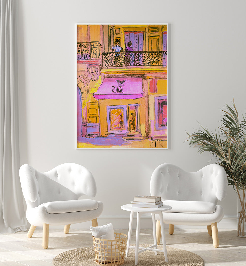 BALCONY STROLL , ABSTRACT PAINTINGS
