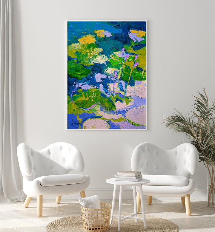 LUSH POND HARMONY , ABSTRACT PAINTINGS