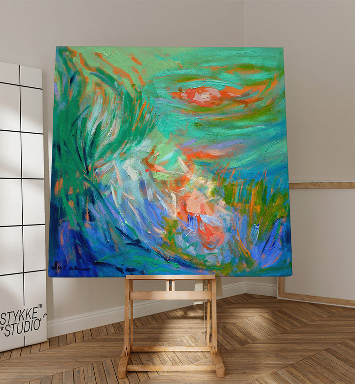 KOI SERENITY, ABSTRACT PAINTINGS