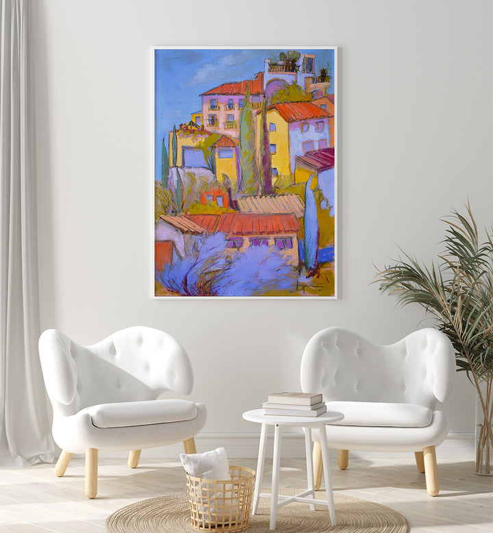 MEDITERRANEAN HUES , ABSTRACT PAINTINGS