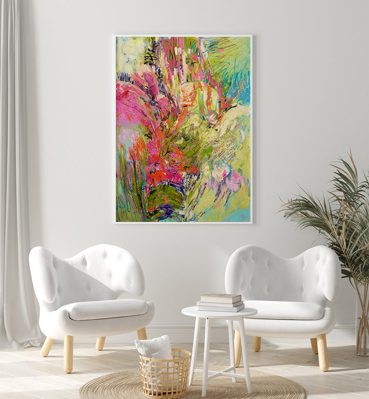 EXPRESSIONIST COLORFUL ABSTRACT IV , ABSTRACT PAINTINGS