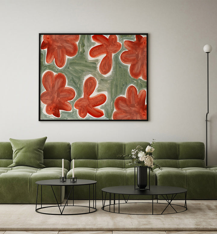 BIG FLOWER , FLORAL FLOWER PAINTINGS