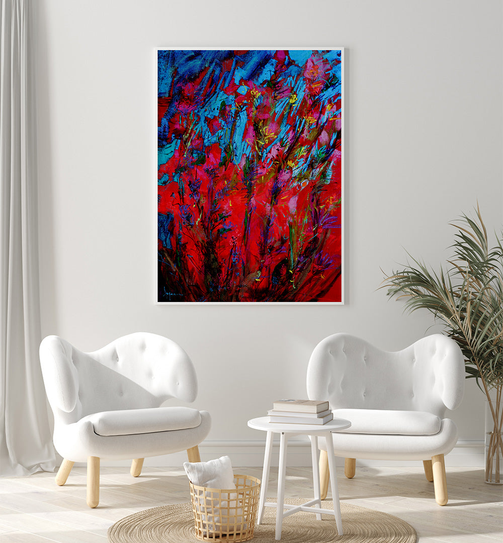 BOTANIC RADIANCE III, ABSTRACT PAINTINGS