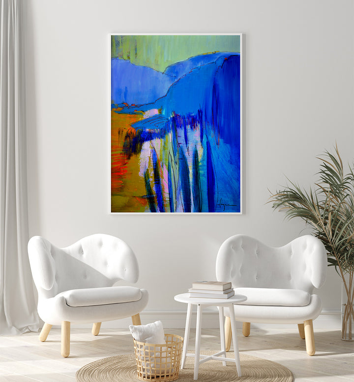 BLUE CASCADE DREAMS , ABSTRACT PAINTINGS