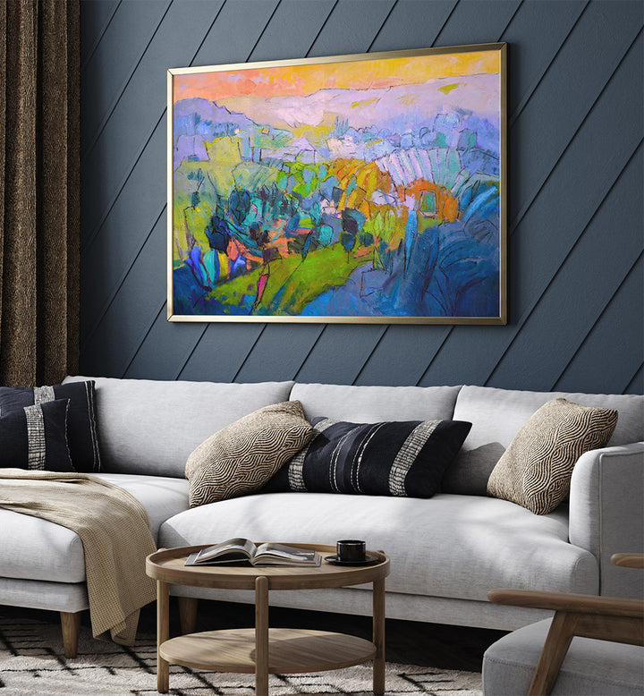 COLORFUL PANORAMA , LANDSCAPE PAINTINGS