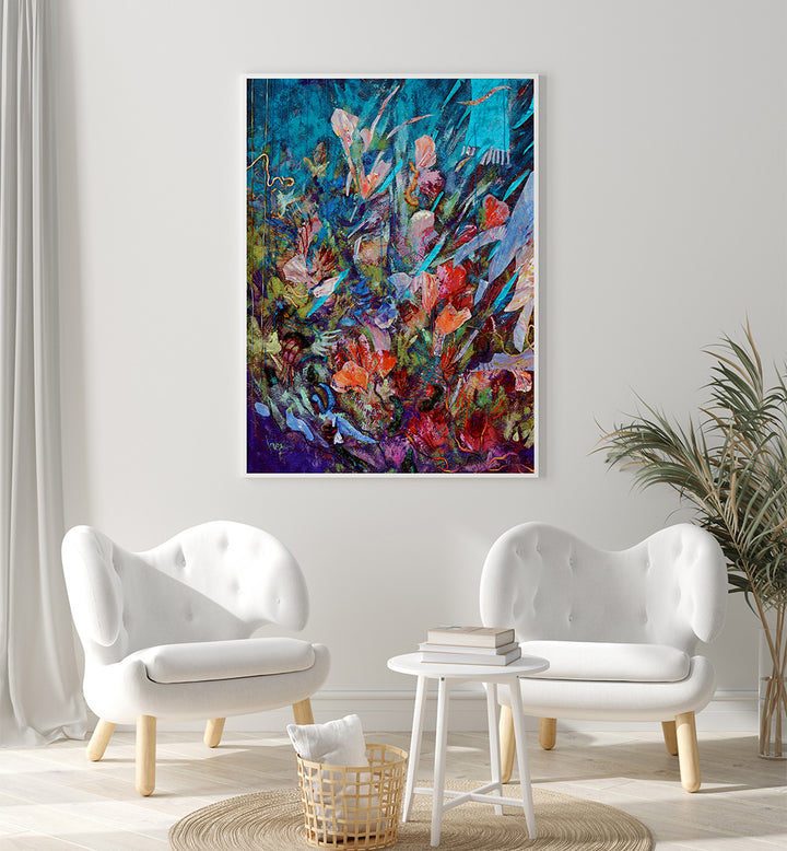 BURST OF BLOOMING LIGHT I  , ABSTRACT PAINTINGS