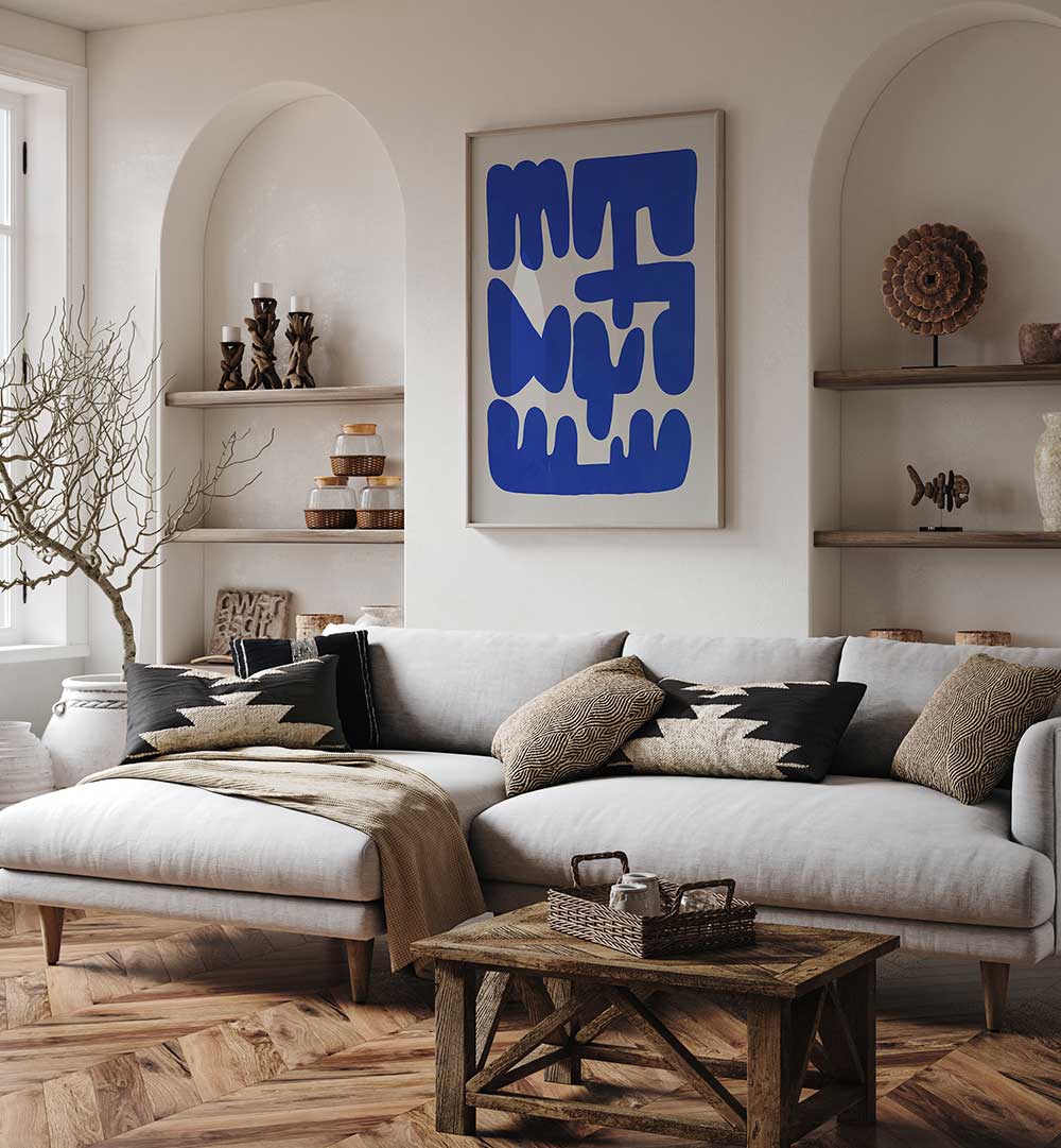 BOLD COLORS GEOMETRIC SHAPES IV , ABSTRACT PAINTINGS