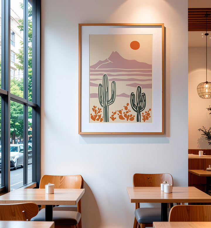 DESERT HEAT II , LANDSCAPE PAINTINGS