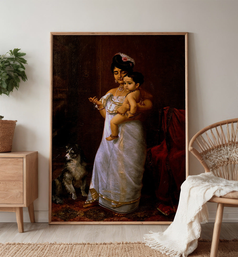 THERE COMES PAPA (1893) , INDIAN ART PAINTINGS