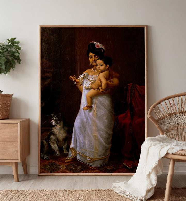 THERE COMES PAPA (1893) , INDIAN ART PAINTINGS