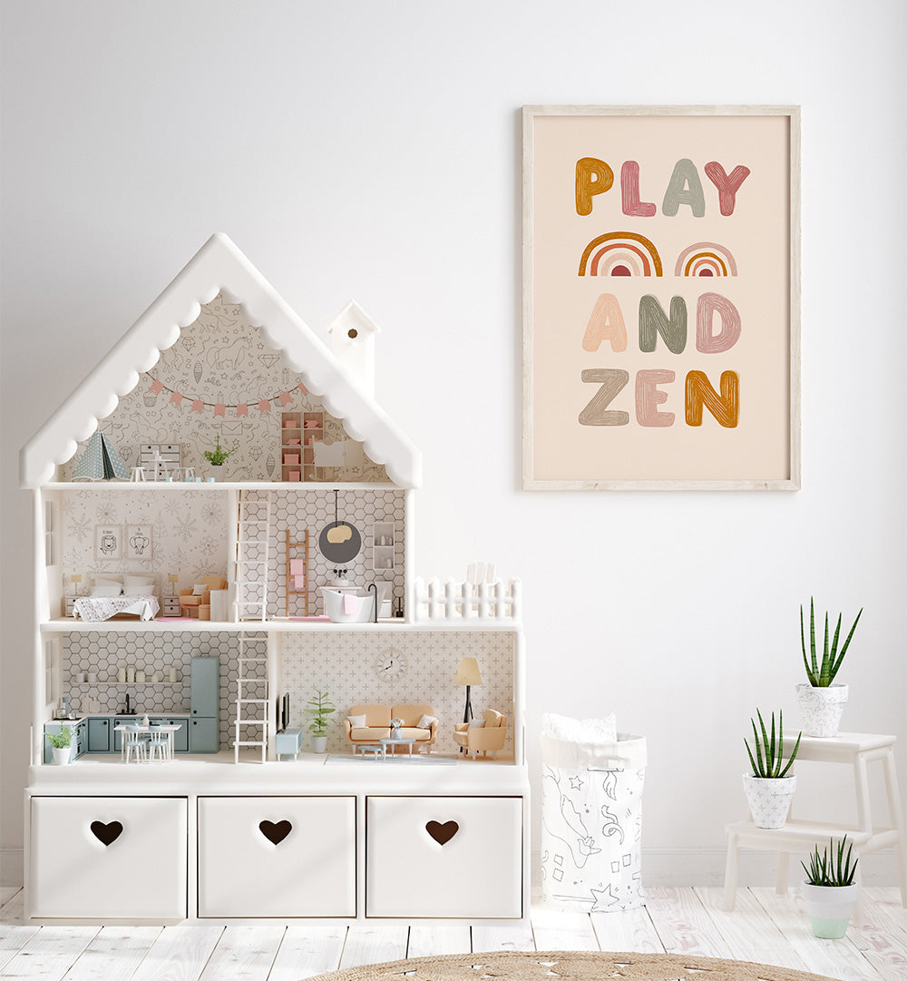PLAY AND ZEN , QUOTES & TYPOGRAPHY POSTERS