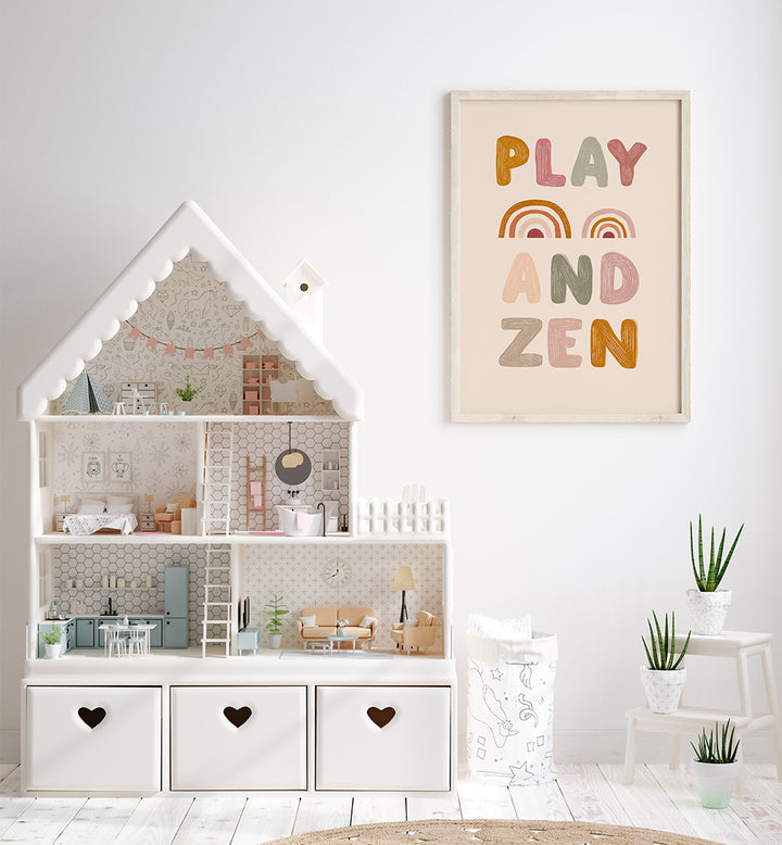 PLAY AND ZEN , QUOTES & TYPOGRAPHY POSTERS